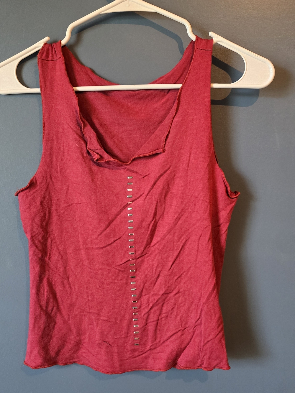 Super Soft Tank With  Metal Detailing